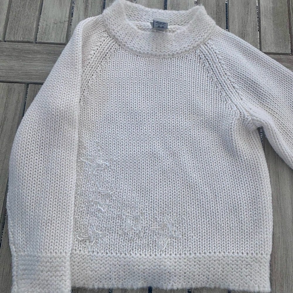 OshKosh B'gosh White Knit Sweater
